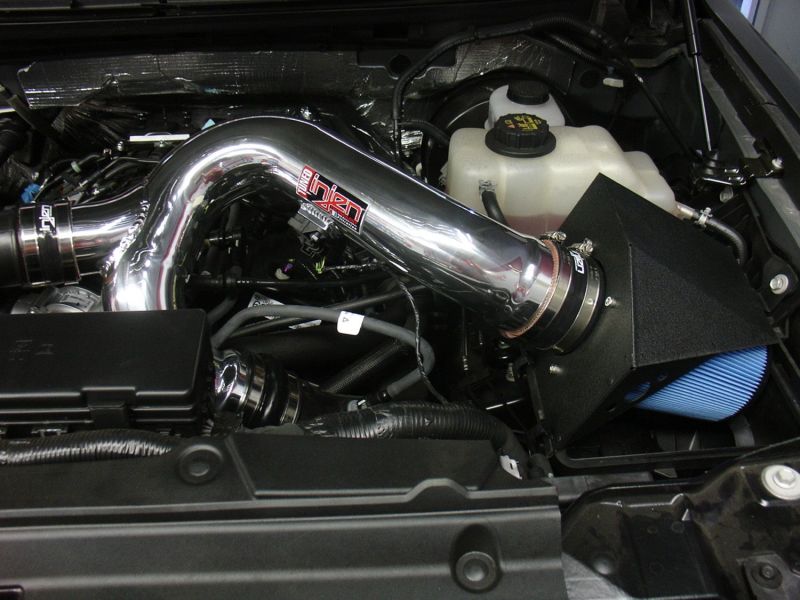 Injen 12-13 Ford F-150 V6 3.5L Eco Boost Engine Short Ram Intake Kit w/ MR Tech - Wrinkle Black thumbnail 6