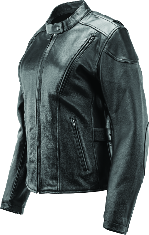 Kuryakyn Leather By River Road Race Leather Jacket Black Womens - Small thumbnail 8