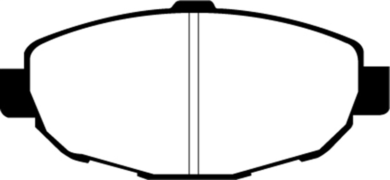 EBC 99-01 Lexus SC300 3.0 Redstuff Front Brake Pads thumbnail 7