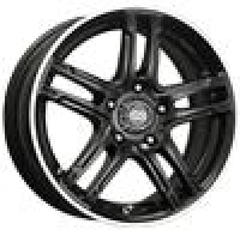 Enkei FD-05 18x7.5 5x100 53mm Offset 72.6 Bore Dia Black Machined Wheel thumbnail 2