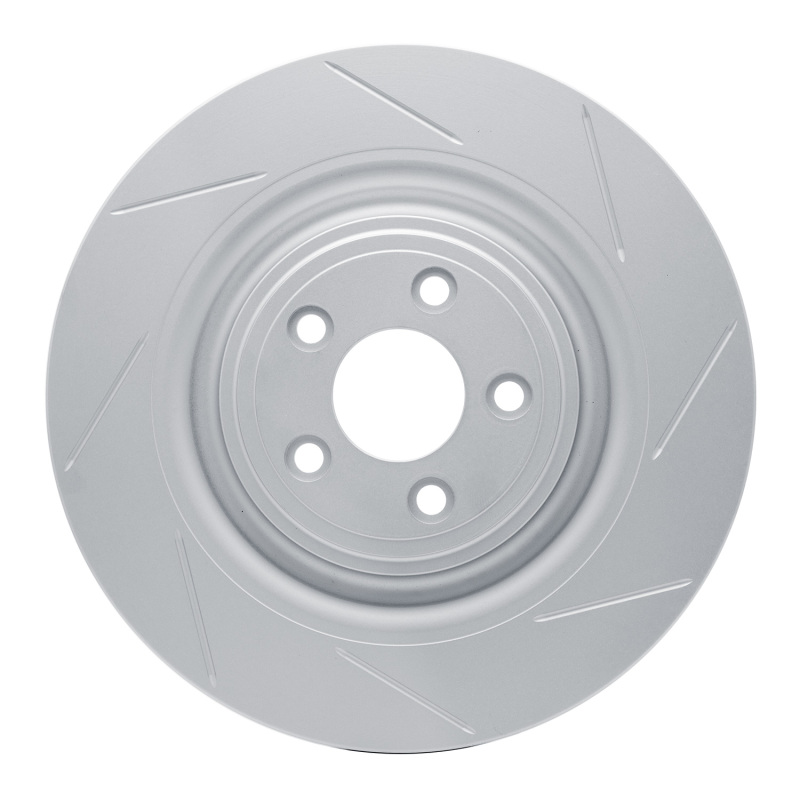 DFC 08-09 Jaguar XKR Left Rear GeoSPEC Coated Rotor - Slotted