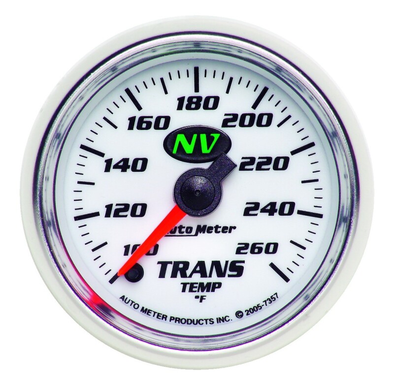 Autometer NV 2-1/16in 100-260 Deg F Digital Stepper Motor Transmission Temp Gauge thumbnail 4