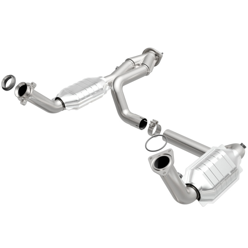 MagnaFlow DF Cat. Conv 02-06 Cadillac Truck. 8 5.3L Dual Conv. Y-Pipe Assy 2wd/Chevy Truck 99-07 thumbnail 6