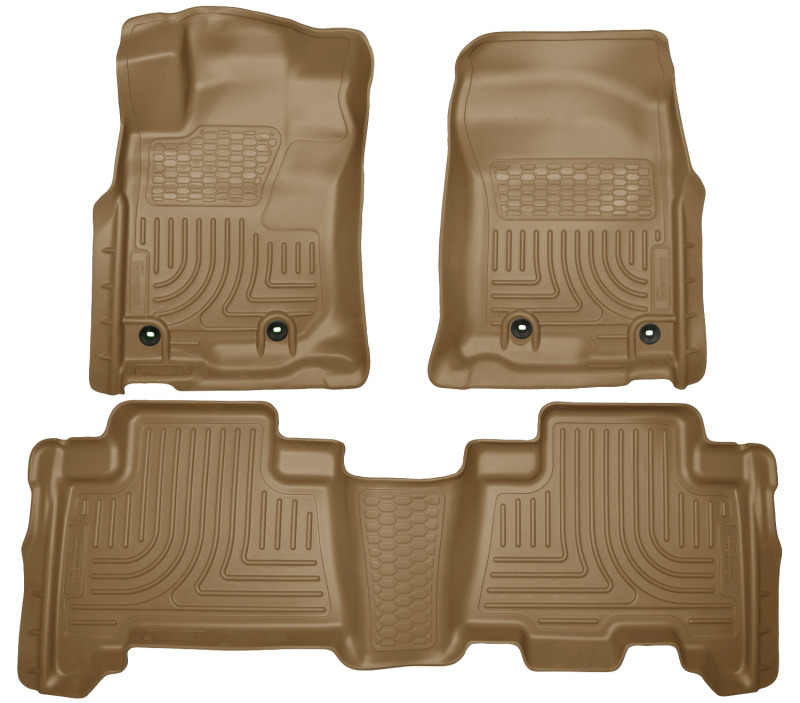 Husky Liners 2013 Toyota 4Runner WeatherBeater Tan Front & 2nd Seat Floor Liners thumbnail 9