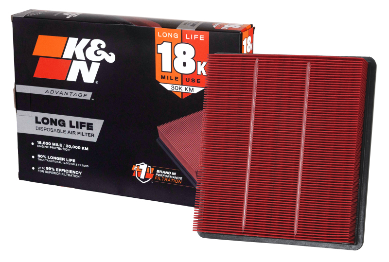 K&N 21-23 Jeep Wrangler Jl V8-6.4L F/I Advantage Air Filter thumbnail 2