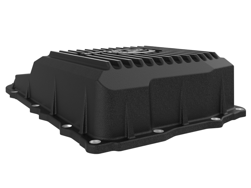 aFe POWER 21-24 RAM 1550 TRX Pro Series Transmission Pan Black w/ Machined Fins thumbnail 6