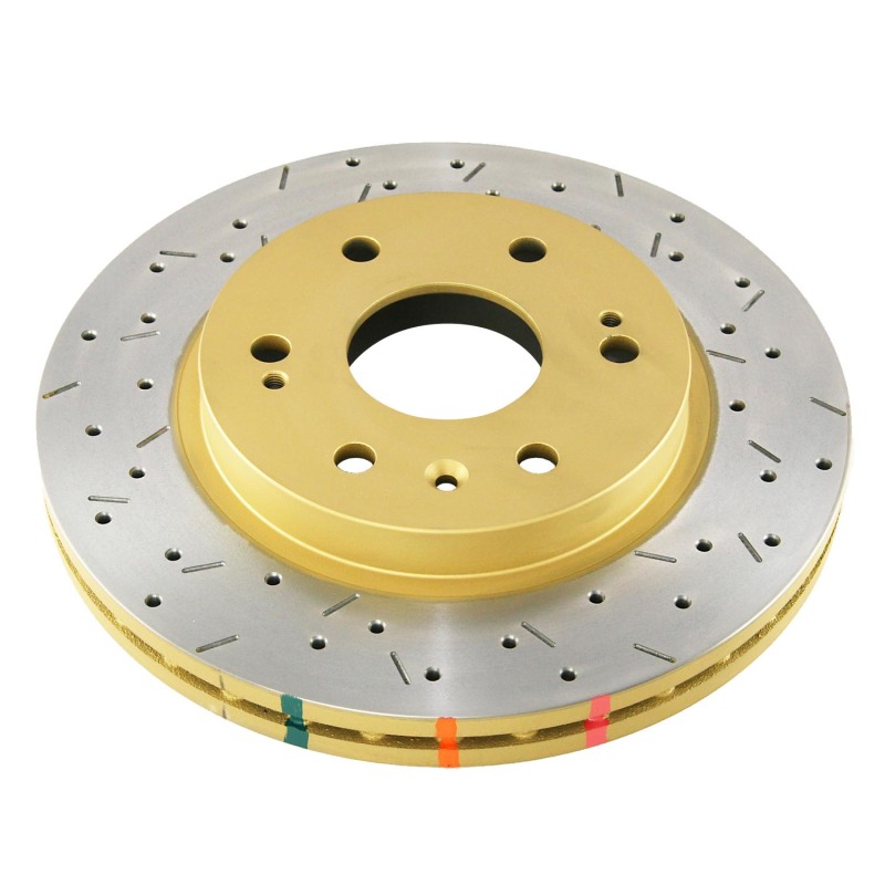 DBA HD Series 4000XS Brake Rotors DBA42010XS Disc Rotor, Cross-Drilled, Slotted, 4000 XS Series, Uni-Directional, Caddky, Chevrolet, GMC, Front, Each thumbnail 9