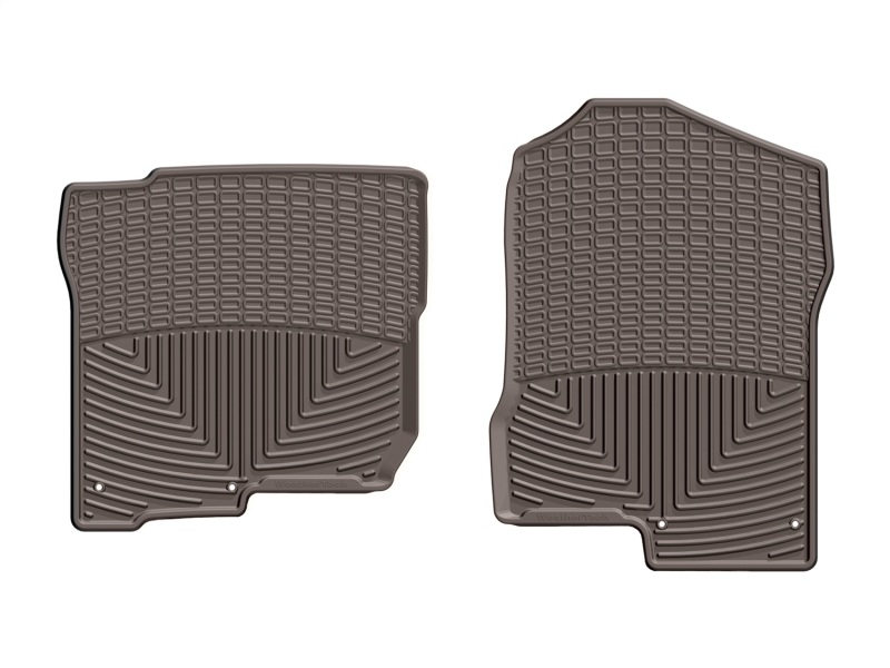 WT Rubber Mats - Front - Cocoa