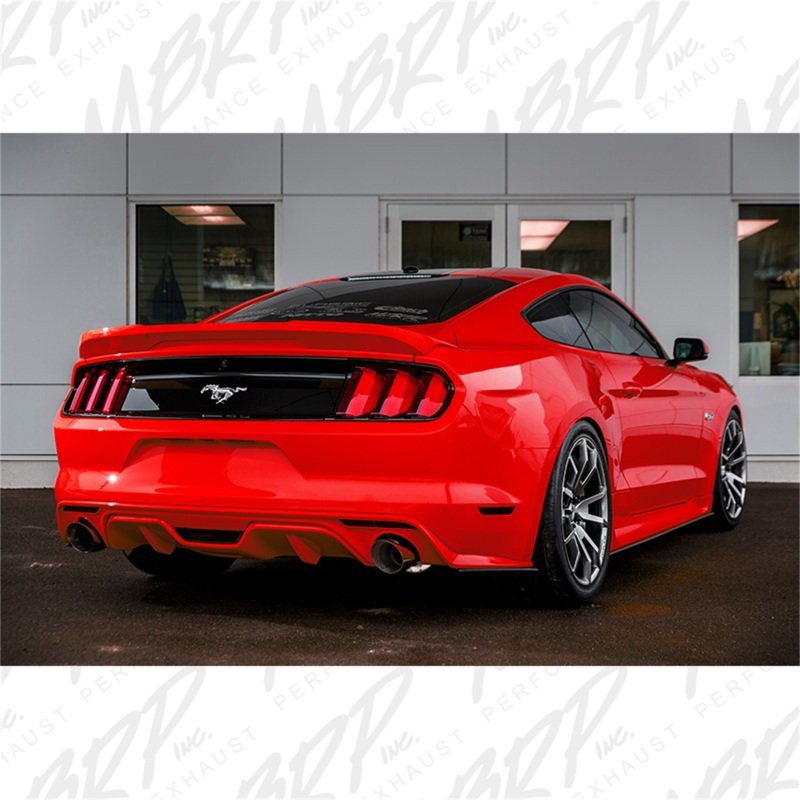 MBRP 15-18 Ford Mustang EcoBoost 2.3L T409 3in Cat Back Dual Split Rear Exit (Street Version) thumbnail 6