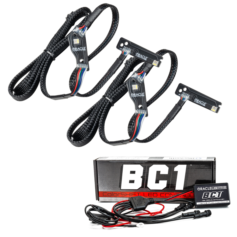 Oracle 15-21 Nissan GT-R RGB+W Lightning Bolt Headlight DRL Kit w/ BC1 Controller thumbnail 3