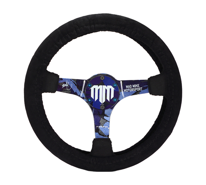 NRG Steering Wheel Cover - Black Stretch Micro Fiber w/ NRG Tag