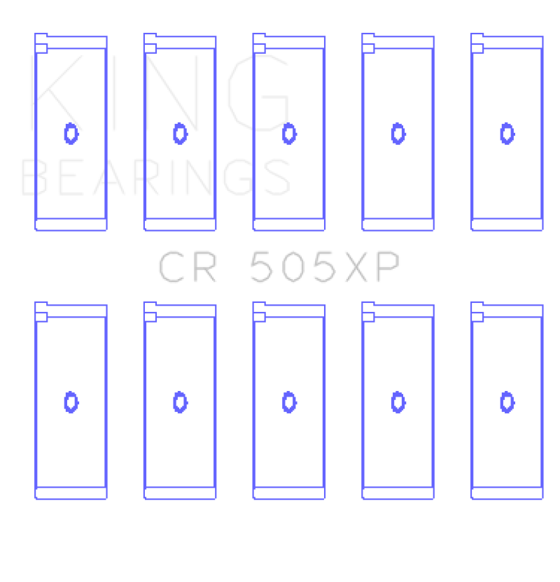 King Engine Bearings Audi 2.1L/2.2L 10V/20V 5cyl Turbo (Size STD) Performance Rod Bearing Set thumbnail 2