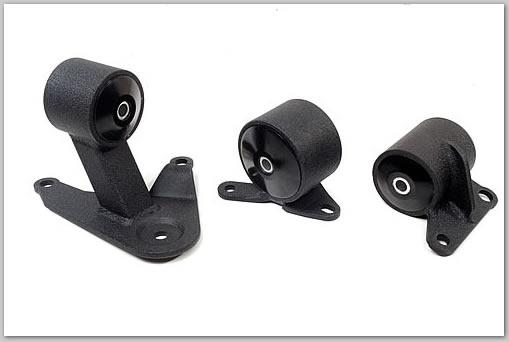 Innovative 92-96 Prelude F-Series/H-Series Black Steel Mounts 85A Bushings